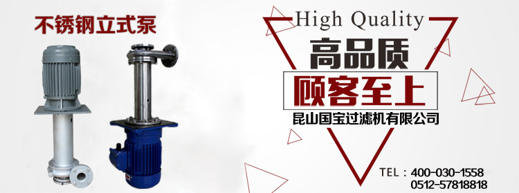 耐腐蚀立式管道泵